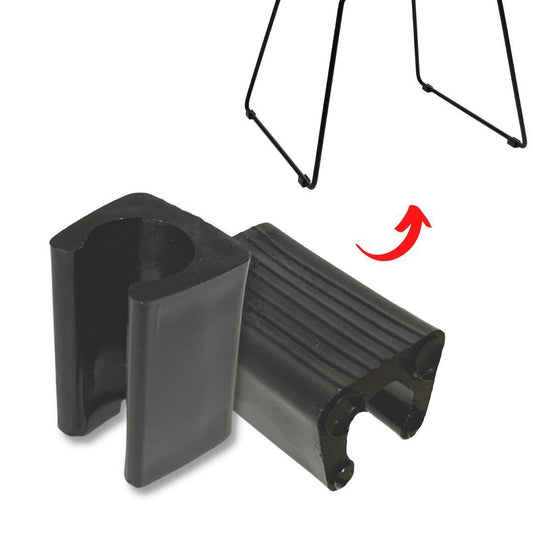 Black Clip On Sled Chair Glide - Floor Protection! - Chair Caps Australia - www.chaircapsaustralia.com.au