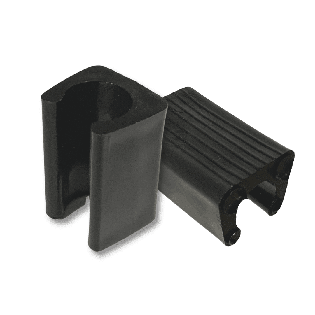 Black Clip On Sled Chair Glide - Floor Protection! - Chair Caps Australia - www.chaircapsaustralia.com.au