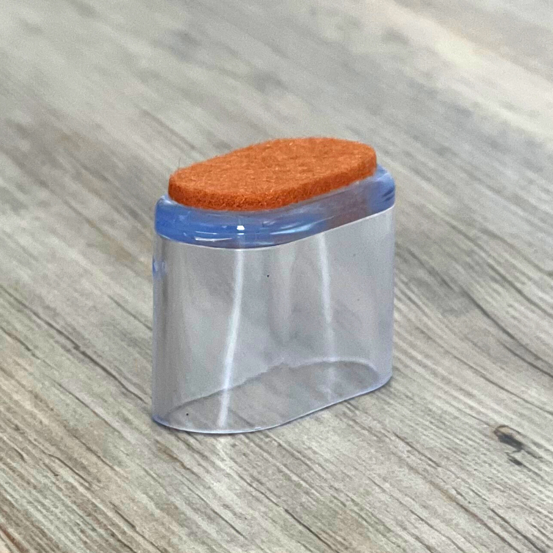 Felt Chair Leg Floor Protectors | Oval Silicone Chair Leg Caps