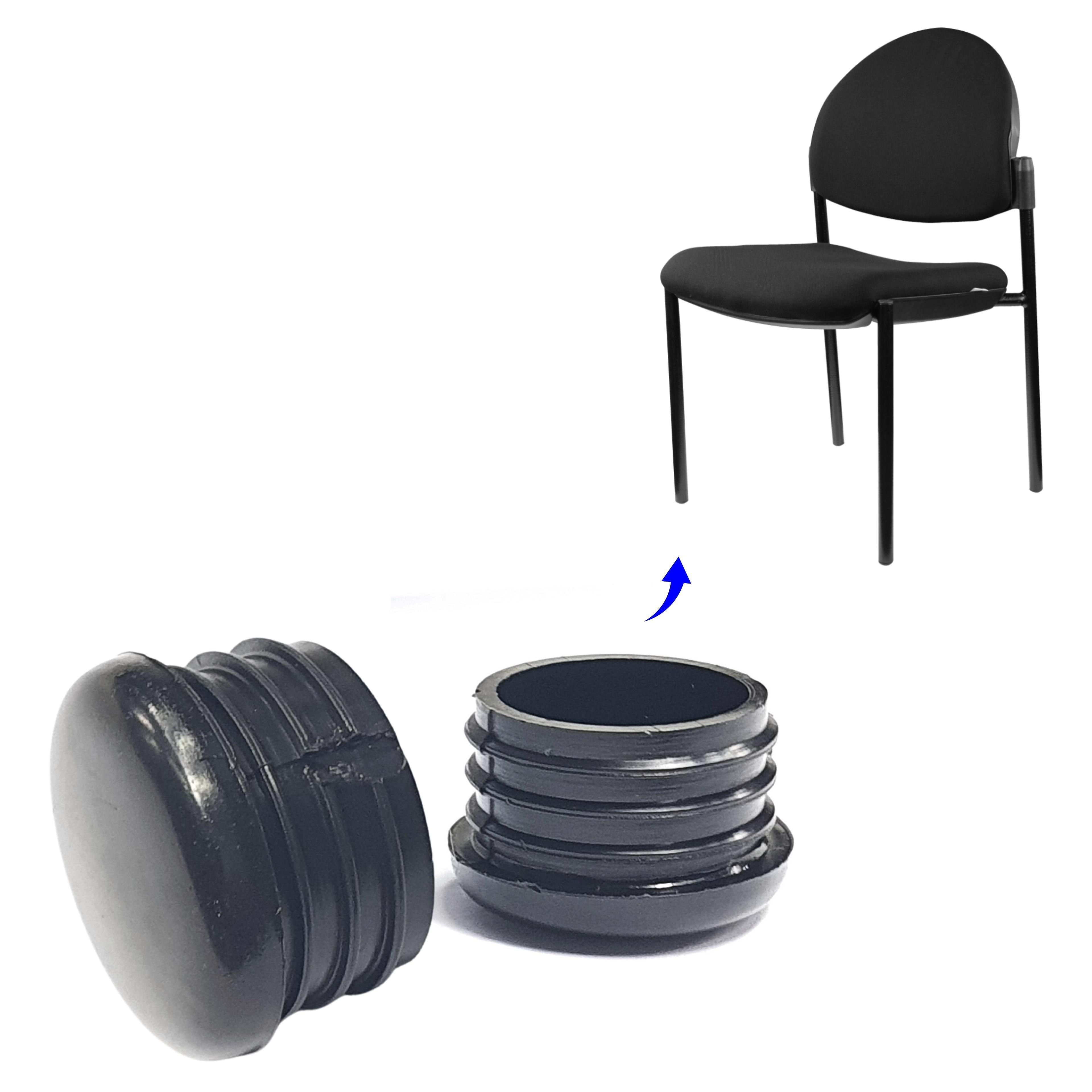 Round Flat Internal Floor Protectors ChairLegsCaps Chair Leg Caps