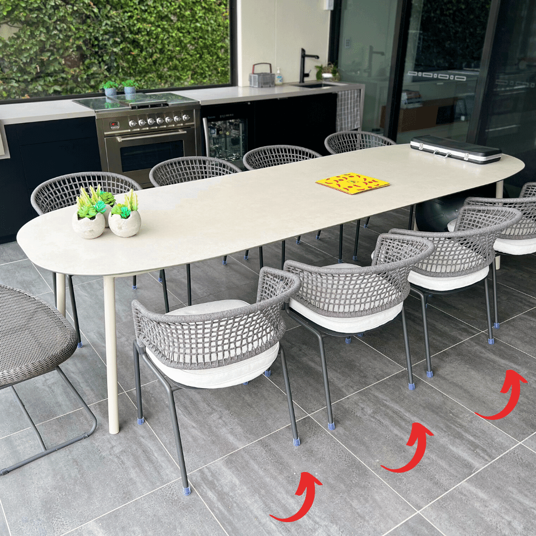 Round Thick Silicone Chair Leg Protector ChairLegsCaps Chair Leg Caps